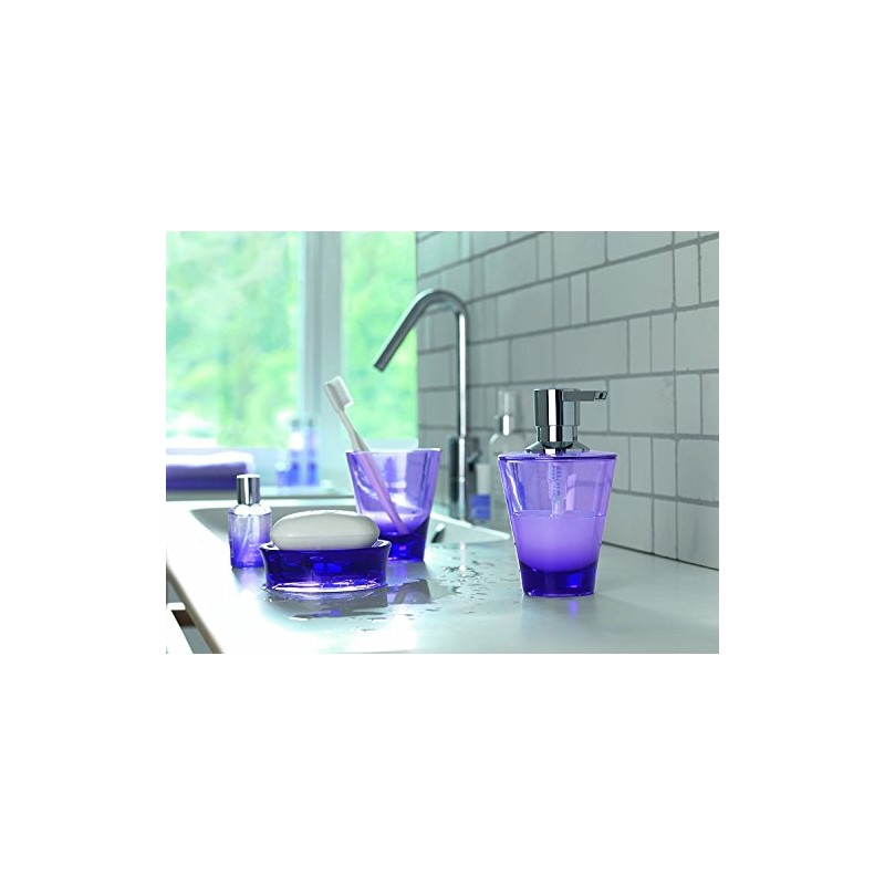 Spirella Max Light Clear Soap Dispenser Acrylic Transparent Height 14.5