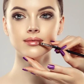 Profusion Cosmetics Small Firm Eyeshadow Brush - Professional Eye Makeup Brush, Eyeshadow Blending Brush-Dense Rounded Hair Bristles and Best for Pigments & Glitter,