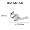 HIC Kitchen The Squirrel Nutcracker, Heavyweight Aluminum