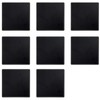 Black Leather Coasters Set in 8pcs,Square Leather Coaster 10cm*10cm,Leather Cup