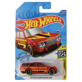 Hot Wheels Datsun Bluebird Wagon (510) 146/250, red