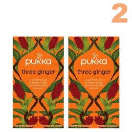 Pukka Organic Three Ginger 2x 20 Bags 36g (72g) - Organic Three Ginger