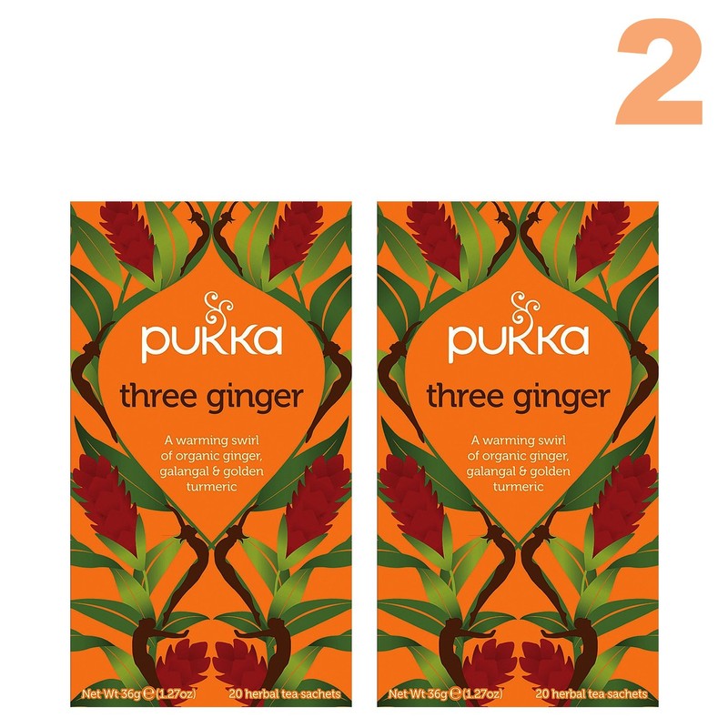 Pukka Organic Three Ginger 2x 20 Bags 36g (72g) -