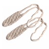 Eiyye 2-Pieces Macrame Bottle Holder Cotton Woven Wine Carrier Fits