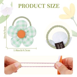 40 PCS Toddler Hair Ties for Girls, Baby Girls Cute Flower Hair Ties