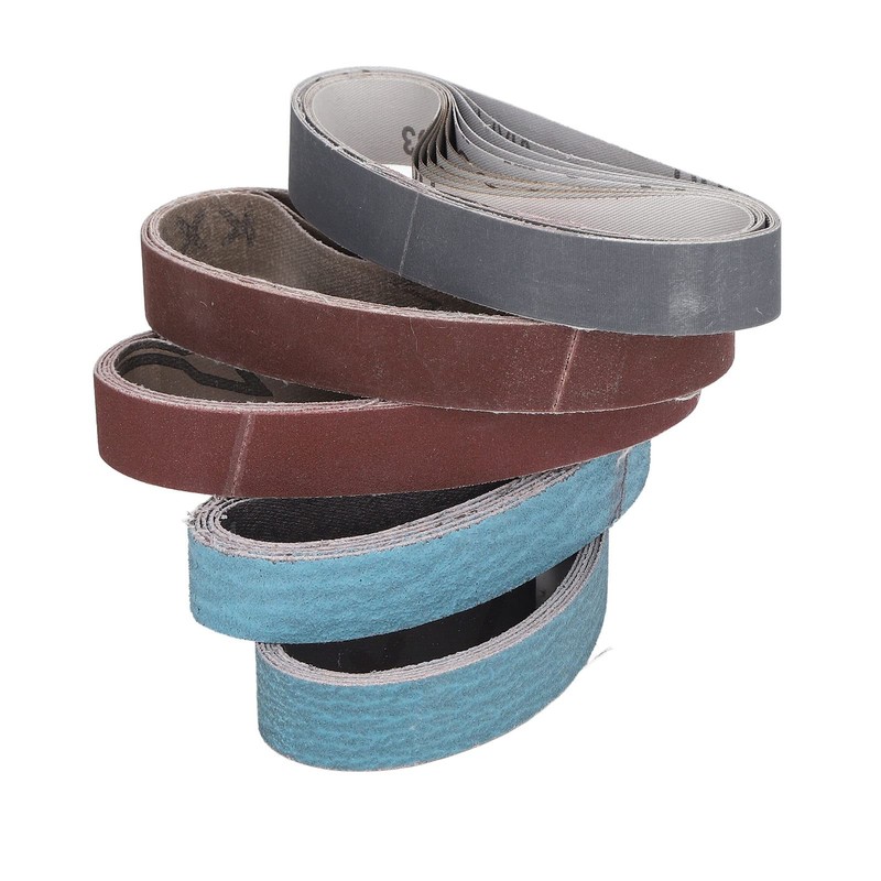 Sanding Belt, Fine Flat Seam Multifunction Sanding Belt Set 80