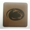 Penn State Lions Engraved Leather 4"x4" Coaster