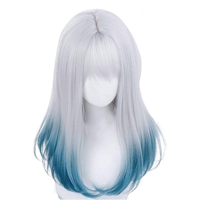 Gradient Wig Long Full Wig Cosplay Bob Wig for Women