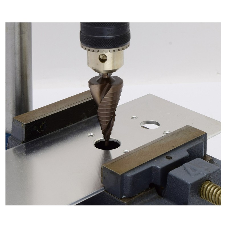 Takagi Earth Man SDT-6 Spiral Step Drill, Cobalt Coating, Diameter