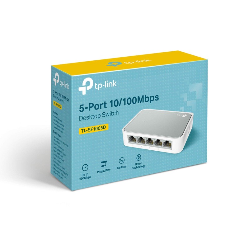 Learning Resources TL-SF1005D TP-Link 5-Port Fast Ethernet Unmanaged Switch |