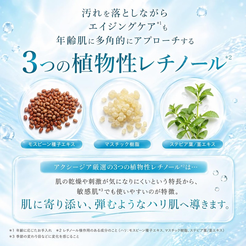 AXXZIA Axissia Lisblanc Clear Powder Wash, 0.02 oz (0.4 g)