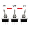Heschen Metal Toggle switch Flick Flip, KN3D-103, 12V 25A, SPDT,
