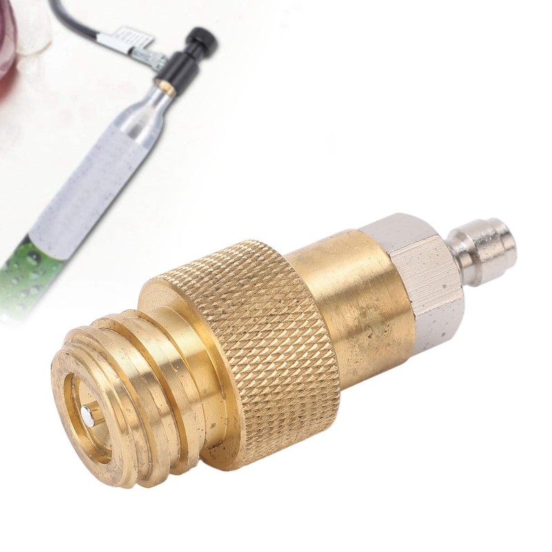 Soda Refill Adapter Machine Maker Brass Connector TR21‑4 Male Thread
