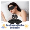 4 Antifaz 3d Dormir Respirable Adjustable Ojos Mascartapone