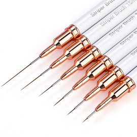 Yasterd 6pcs Striper Brush Set -Long Lines, Thin Details, Elongated Lines