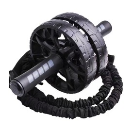 Ab Roller Wheel, Abdominal Wheel for Abdominal Exercise Machine, Arespark Home Gym Equipment for Core Workout, No Noise Ab Roller Exercise Equipment with Knee Mat and Foam Handle (2-black)