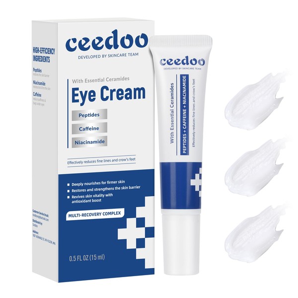 ceedoo Eye Cream for Wrinkles, Fine Lines & Crows Feet