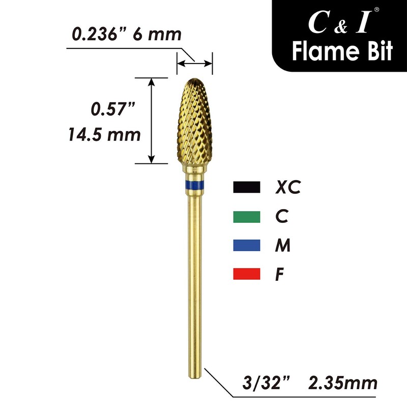 C & I Flame Drill Carbide Nail Drill Electric Machine