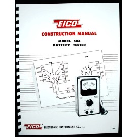 EICO Model 584 Battery Tester Construction Manual