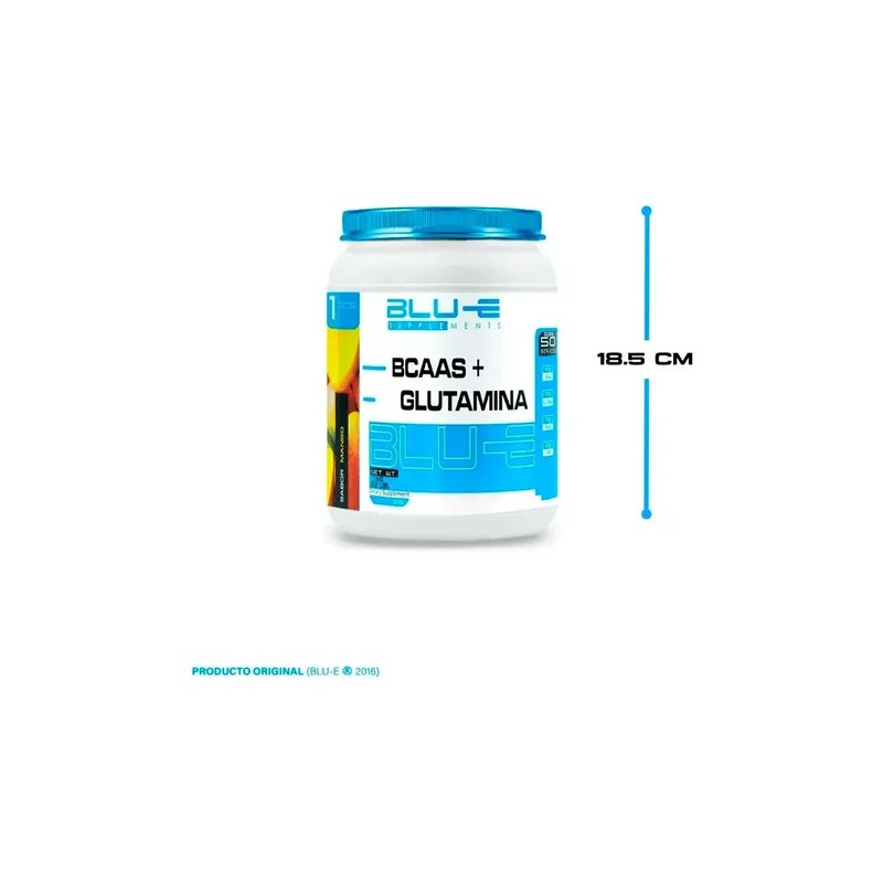 Aminoácidos Bcaas Glutamina Blu-e 1kg Varios Sabores