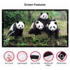Projector Screen,100inch- 16:10 HD Portable Movie Screen Outdoor Projection Movies