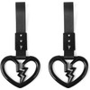Heart-Shaped Door Hooks with Lightning Design, Heart Shaped Car Handle