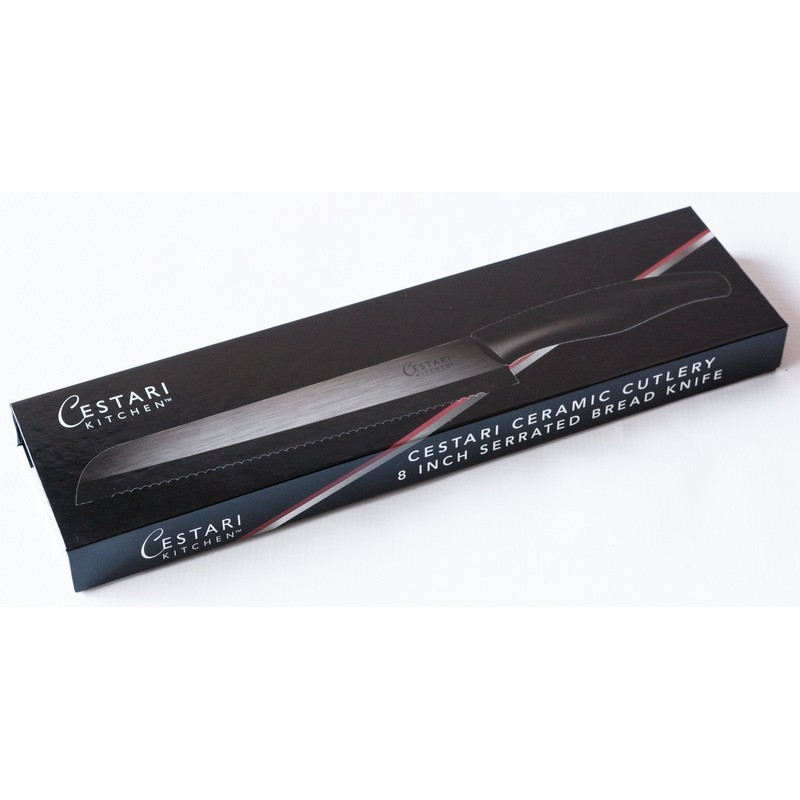 Cestari Advanced Ceramic Revolution Bread Knife - 8 Inch Razor