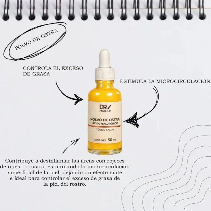 Dr. Makeup - Dr Makeup Tónico Con Polvo De Ostra