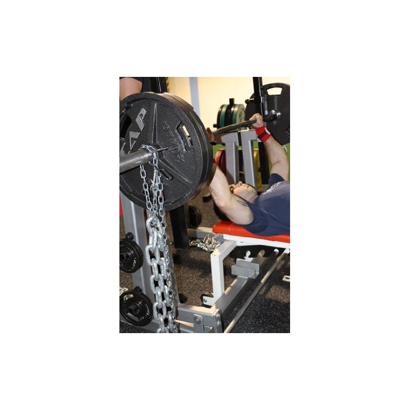 Set of (2) 5/8 x 7ft galvanized steel weight lifting