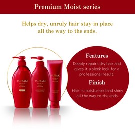 Premium Moist Repair Conditioner for Tsubaki Refill Pack 300 ml Set of 2