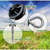 QMARK 10 Pack Electric Fence Wood Post Anchors, Wood Post