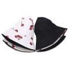 Cherry White Bucket Hat Beach Sun Hat Fishing Hat for