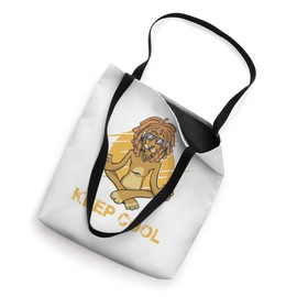 Lion Shirt Keep Cool Fun Shirt Funny Lions Keep Cool Tote Bag