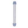 Rolling Pin Dough Roller Stainless Steel with 4 Silicone Guide