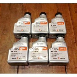 STIHL NEW Genuine STIHL (6) 2 Gal HP Ultra 2-Cycle SYNTHETIC Engine Mix Oil 5.2 fl oz