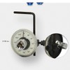 BRILLIANT TOOLS BT546001 Rotary Protractor [Powered by KS Tools], Black/Silver