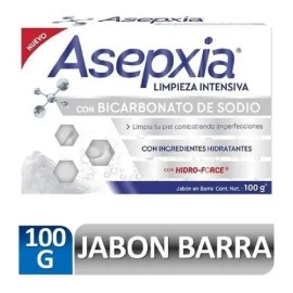 Jabón en Barra Asepxia con Bicarbonato para Piel Grasa, Hipoalergénico