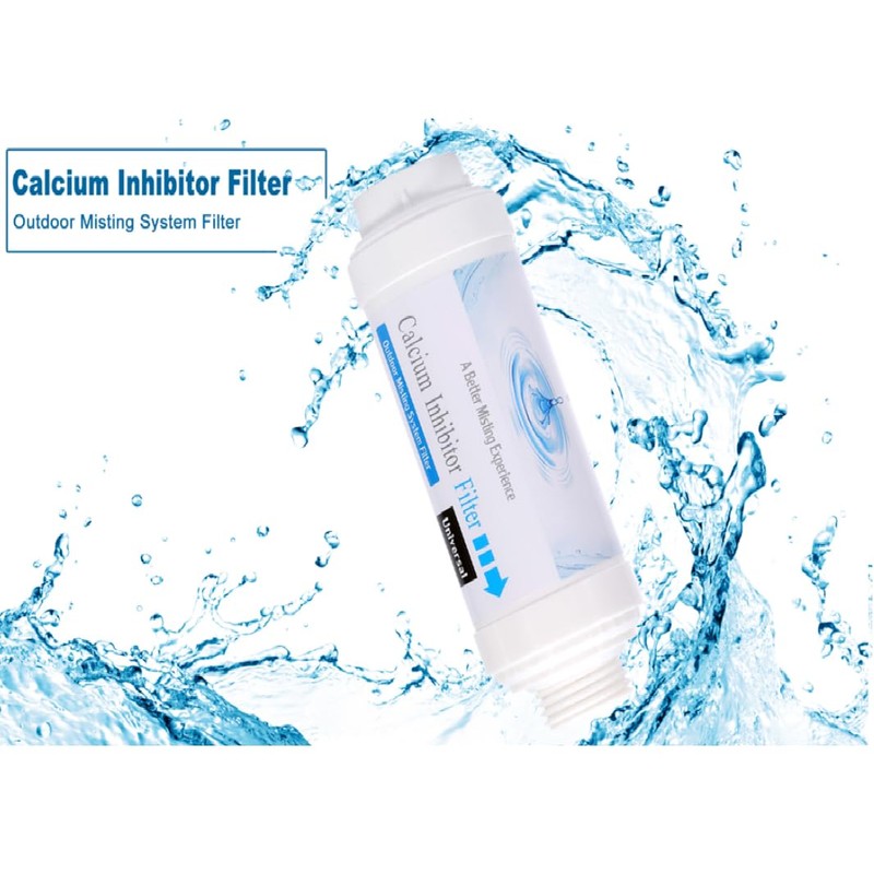 Misting System Calcium Inhibitor Filter for Patio Misters NSF certification
