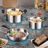 Pack of 9 Felt Pan Protectors, Stacking Protection with 3