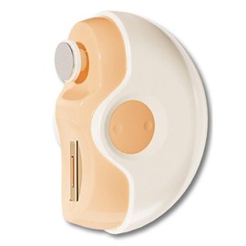 Snblzhef 2in1 Electric Polishing Automatic Nail Clippers,Electric Nail Clipper,Nail Clippers with Nail Chip Storage,Yellow