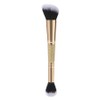 Deeptalk multi-functional makeup double-sided brush DT0340, 1 piece, gold NO 1 / 딥톡 다기능 메이크업 양면 브러쉬 DT0340, 1개, 골드 NO 1