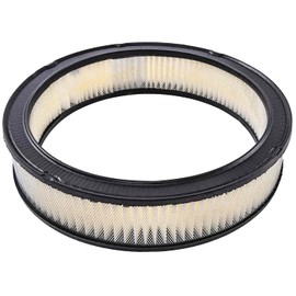 JEGS Replacement Air Filter Element | 14" Outside Diameter x 3" High | Paper | One Per Package | Round | White