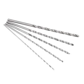 Twist Drill Bit Set, 5 Different Sizes Drill Bit Drill Bit, Extra Long Drill Bit Spiral Drill Bit, for Wood for Drilling Metal
