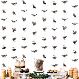 Kreatwow 8pcs Bald Eagle Banners Bald Eagle Party Decorations Fly Eagle Hanging Decors 4th of July Patriotic Eagle Party Decors Wild Animals Birds Party Supplies for Eagle Birthday Baby Shower Party