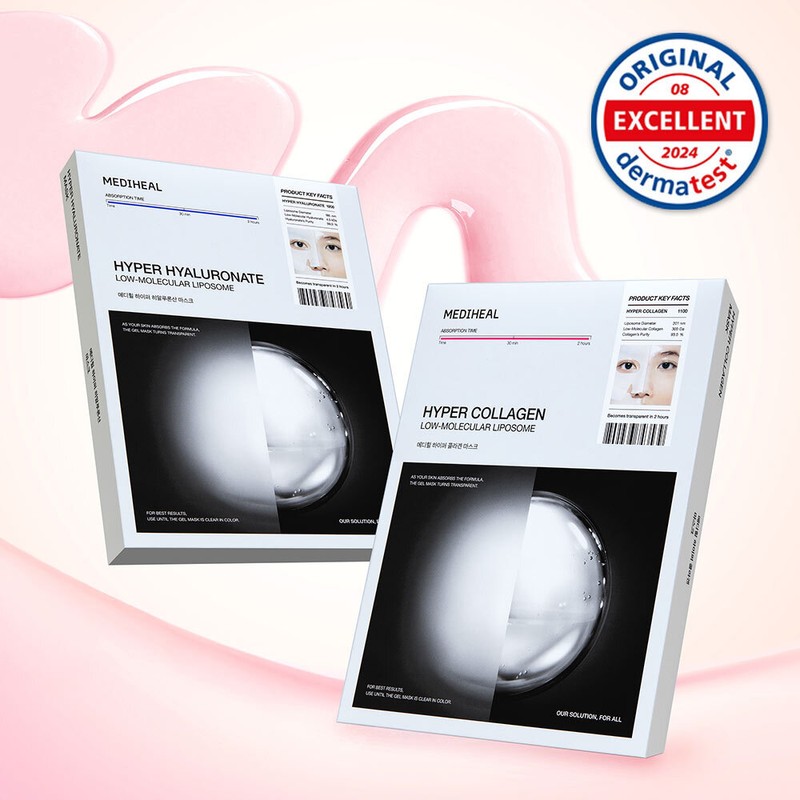 MEDIHEAL Hyper Hyaluronate Mask Sheet 5ea Set (+1ea) - MEDIHEAL