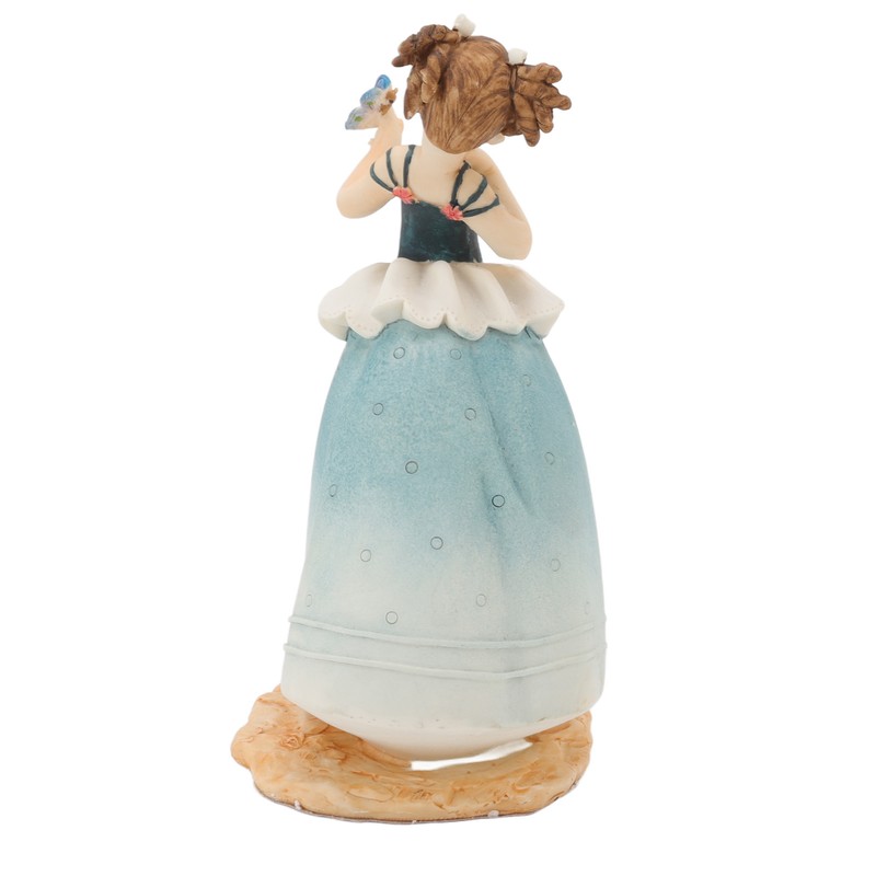 Victorian Girl Resin Ornament Exquisite Cute Stable Desktop Resin Handicraft