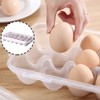 18 Grid Eggs Carrier Container, Plastic Egg Holder Trays, Storage