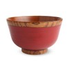 J-kitchens Wooden Soup Bowl Bristles Verbena Φ11.2 x 7cm