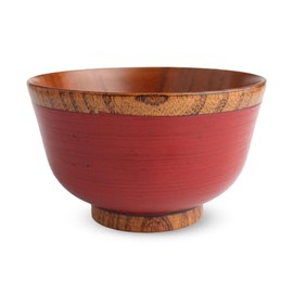 J-kitchens Wooden Soup Bowl Bristles Verbena Φ11.2 x 7cm