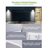 InnoGear Solar Gutter Lights Outdoor Waterproof, 29 LED Motion Sensor